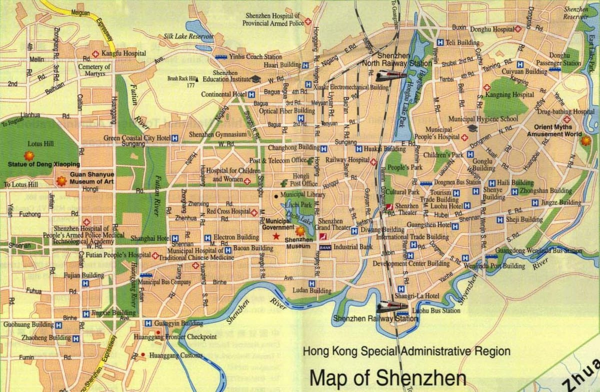 地图深圳市