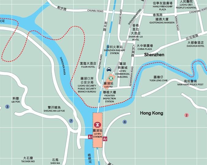 地图罗湖商业城市