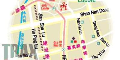 东门深圳市场的地图