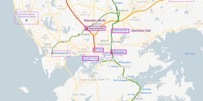 Can机场的地图