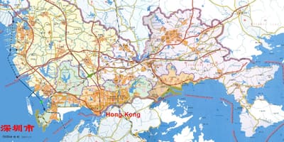 深圳市地图中国ems