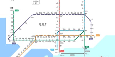 深圳铁路地图