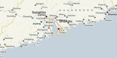 蛇口中国的地图